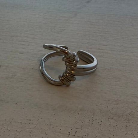 2604RG0768 / Asymmetry wrap ring（Silver）