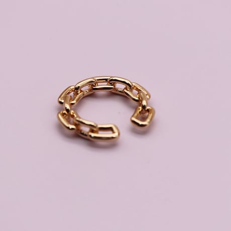 Link chain Small Earcuff （Gold） / EC054