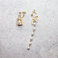 Birdcage  Earrings / Non hole /  ER-033