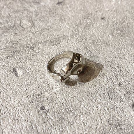 2602RG0742 / Opening asymmetry craft ring （Silver）