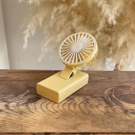 23SSGS005 / 3way clip handy fan（Yellow）