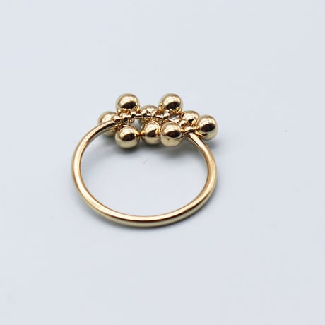 Grapes metal ring（Yellow Gold） / 2105-RG070B