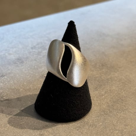2504RG0609/　Matt wave ring（Silver）