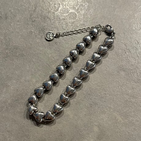 2406BR0051 / Heart motif Bracelet（Silver）