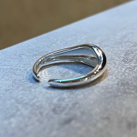 2506RG0646 / Simple wave ring（Silver）