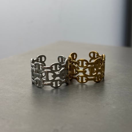 2606RG0813 / Mantel connect design ring（Silver）