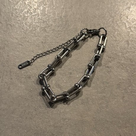 2510BR0096 / Utype chain Bracelet（Silver）