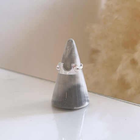 2308RG0308 / U plate design ring （Silver）