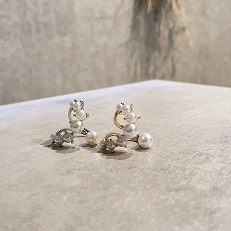 2212RG0274 / Double Line Pearl ring（Gold）