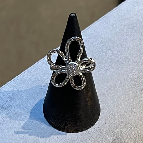 2505RG0621 / Stone Flower motif ring（Silver）