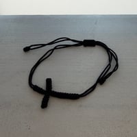 2604BR0123 / Cross Friendship Bracelet（Black）