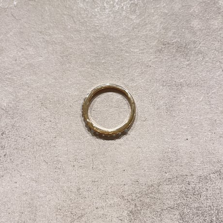 Minimum stone line ring（Gold） / 2211-RG0261