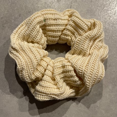 2504HA0065 / Color knit Hair rubber（Ivory）