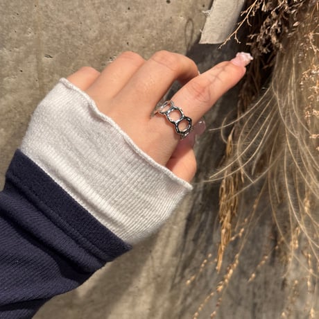2504RG0613 / nuance oval  ring（Silver）