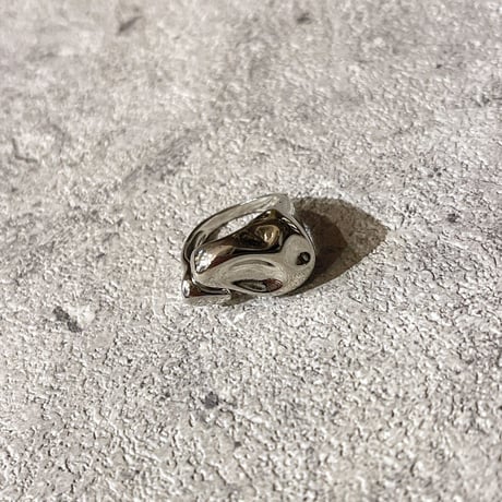 2602RG0742 / Opening asymmetry craft ring （Silver）