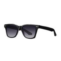【 Select 】Square frame Polarized Acetate Sunglasses (Black/Grey)