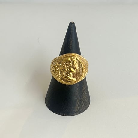 【Select】IM24AC_RG008 / Vintage coin ring（Gold）