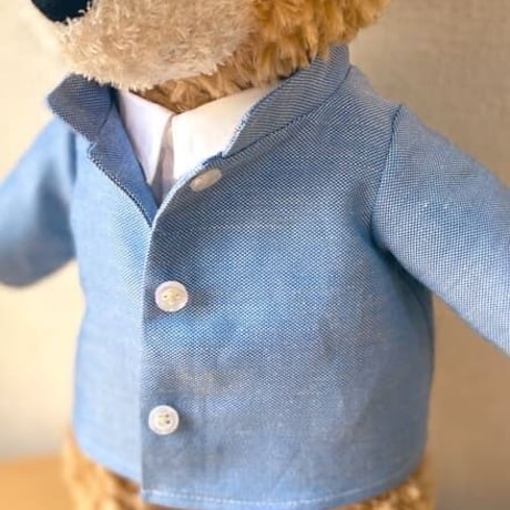 【ダッフィーサイズ】スタンドカラージャケットの型紙