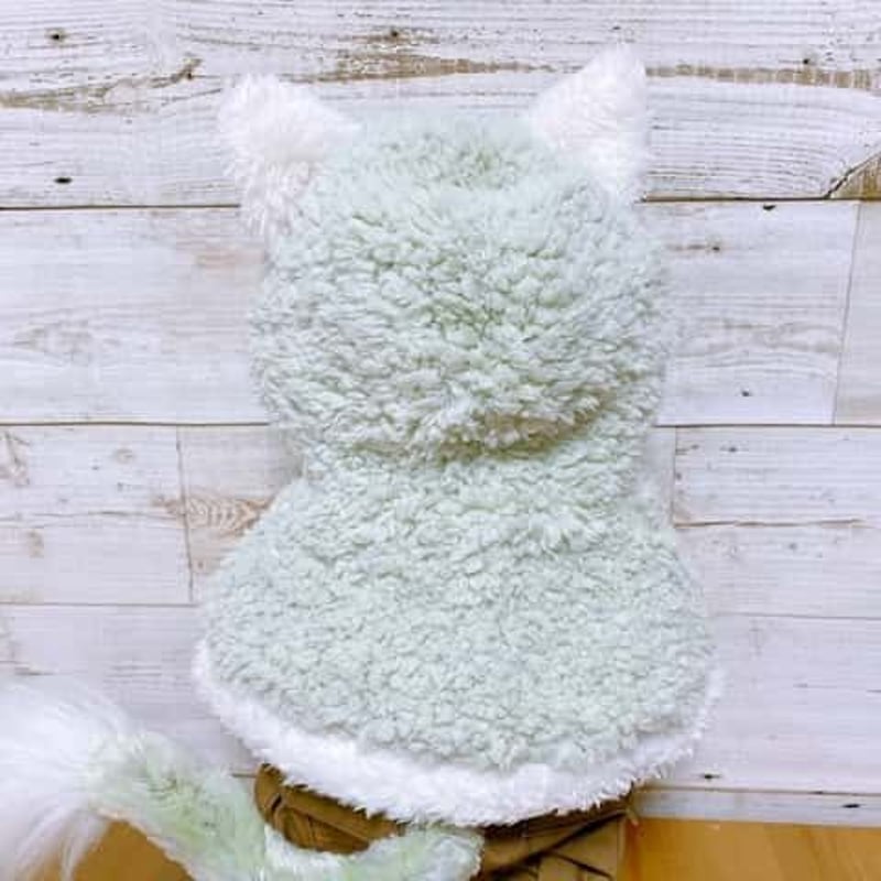 カスタムパーツ】ケープ（ポンチョ）のねこ耳【ダッフィーサイズ