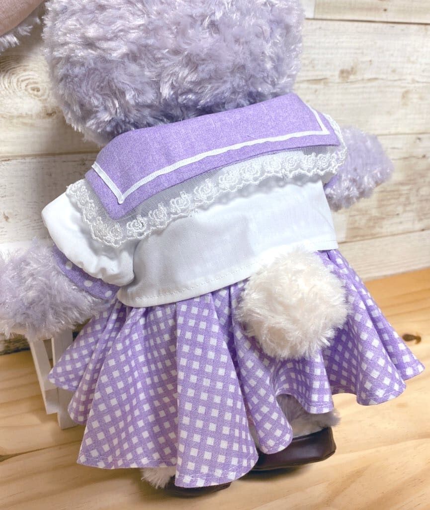 ダッフィー・シェリーメイサイズ】セーラー服（スクエアカラー
