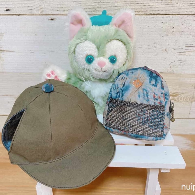 ダッフィーサイズ】帽子（キャップ）の型紙 | ぬいぺ