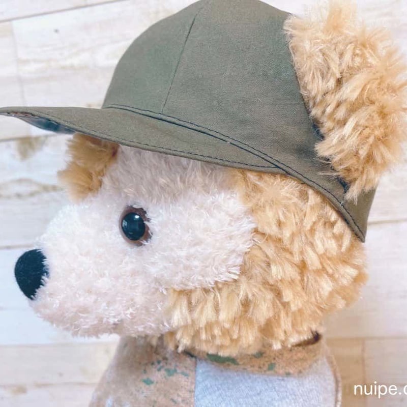 ダッフィーサイズ】帽子（キャップ）の型紙 | ぬいぺ