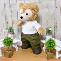 【ダッフィーサイズ】カーゴパンツ（ズボン）の型紙