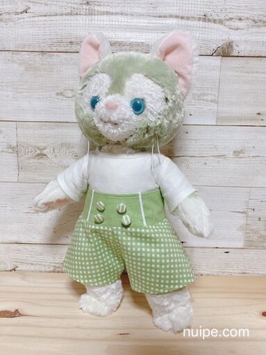 ダッフィーサイズ】切替ショートパンツの型紙 | ぬいぺ