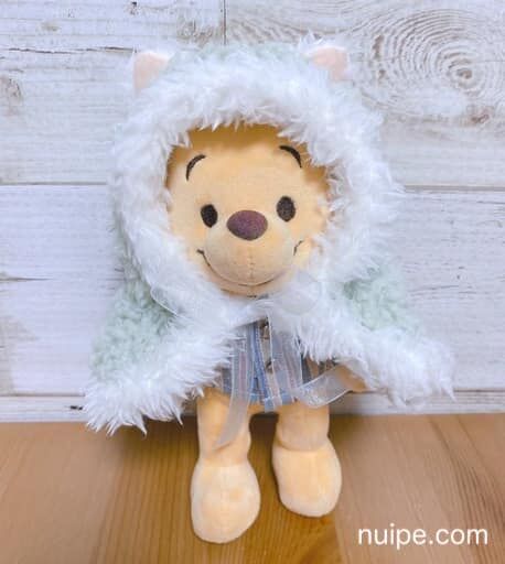 カスタムパーツ】ケープ（ポンチョ）のくま耳【ダッフィーサイズ