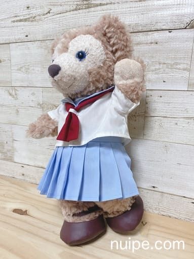 Sサイズシェリーメイスカート シェリーメイサイズ】プリーツスカートの型紙 | ぬいぺ