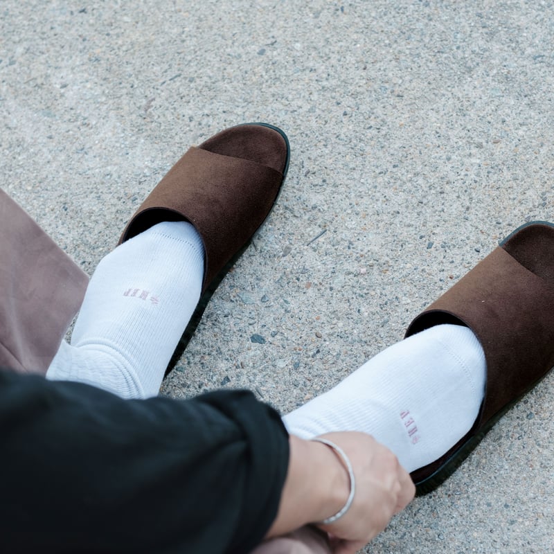 HEP ワンポイント刺繍入りソックス / 25.0-27.0cm［White］ | HEP S