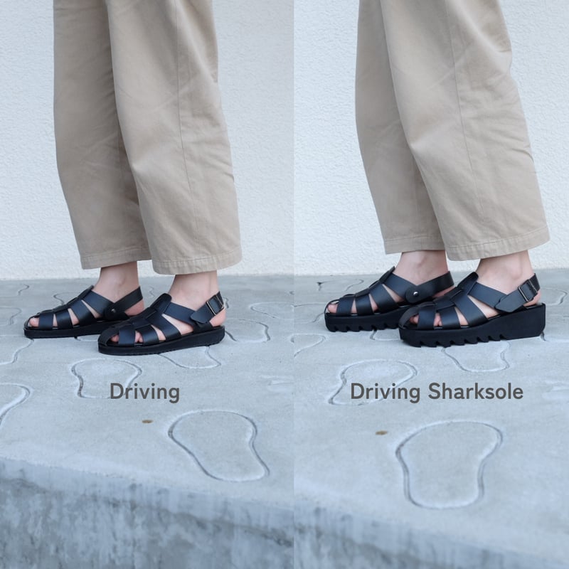【美品】HEP サンダル シャークソール　Driving Sharksole Driving Sharksole［Black］ | HEP SHOP ONLINE