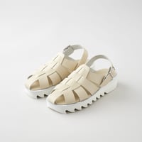 【OUTLET 26summer】Driving Sharksole［Ivory］