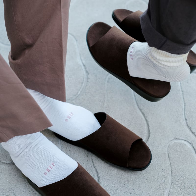 HEP ワンポイント刺繍入りソックス / 25.0-27.0cm［White］ | HEP S