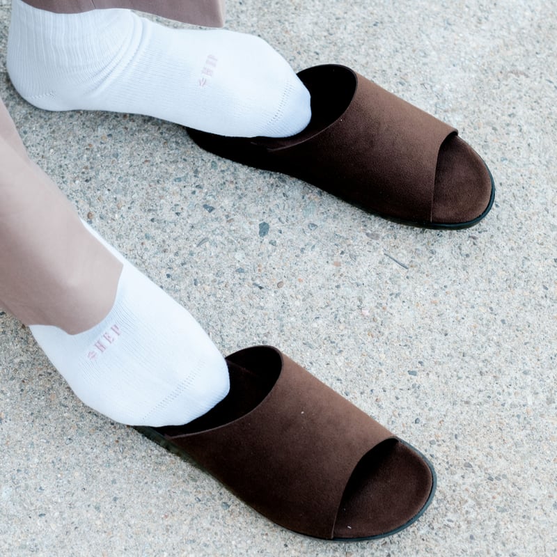 HEP ワンポイント刺繍入りソックス / 25.0-27.0cm［White］ | HEP S