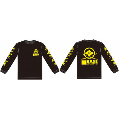 AFG BASE『KATANA』長袖Tee  BLACK×YELLOW