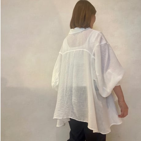 airy shirt・White
