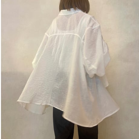 airy shirt・White