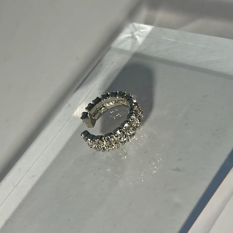 pave stone cuff・silver