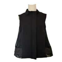 tulle best・black