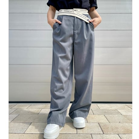 number pants・gray