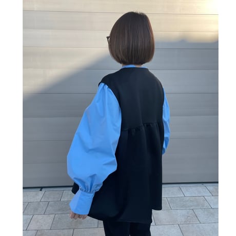 punch peplum gilet