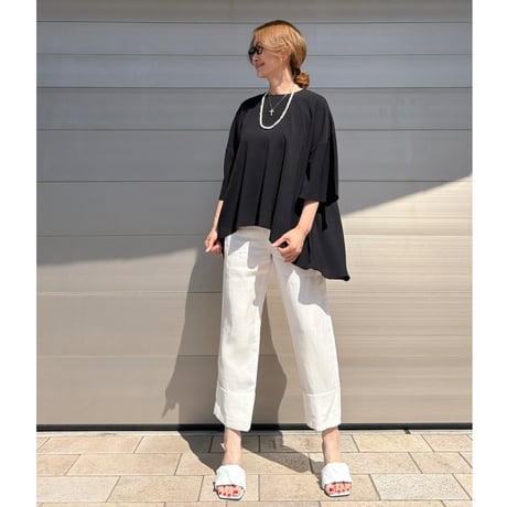 drape tops・Black
