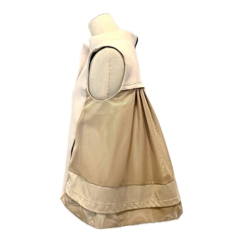 tulle best・beige