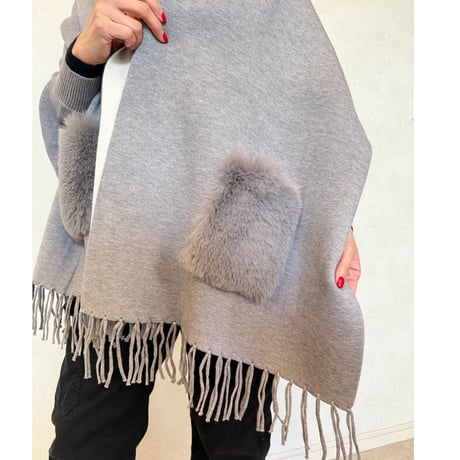 Snow shawl・gray