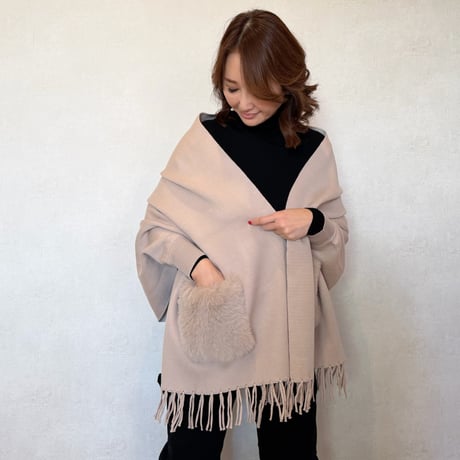 Snow shawl・beige