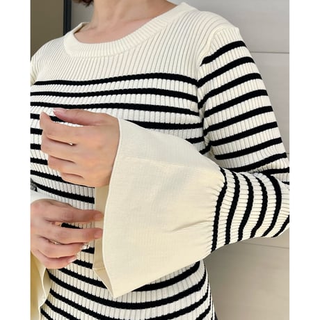 rib knit・border