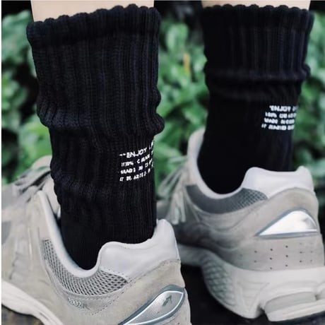 Message socks・black