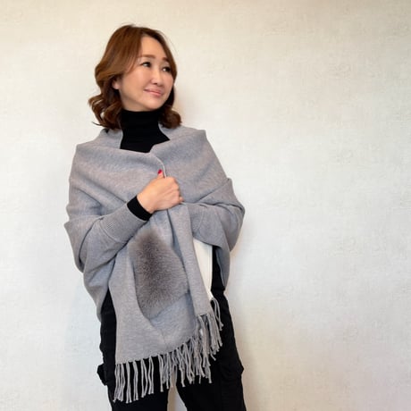 Snow shawl・gray