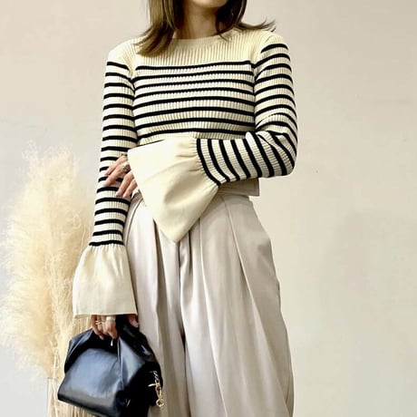 rib knit・border